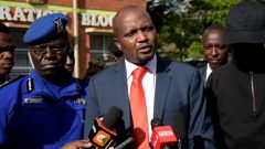 Joyce Wanja alias Mwari wa Gichungumwa offers to buy underwear for Gatundu South MP Moses Kuria after he assaulted her on Inooro TV show