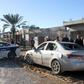 An air strike in Zawiya near the Libyan capital Tripoli hit a pharmacy, a bakery and cars parked on the street, the mayor of the town said