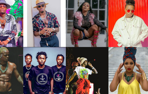 Masauti, Diamond, Harmonize, Rayvanny, Nadai Mukami, Nandy, Zzero Sufuri, Sailors. Hits Songs of 2019 in East Africa (Full List)