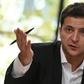 Ukrainian President Volodymyr Zelensky speaks to media on October 10, 2019