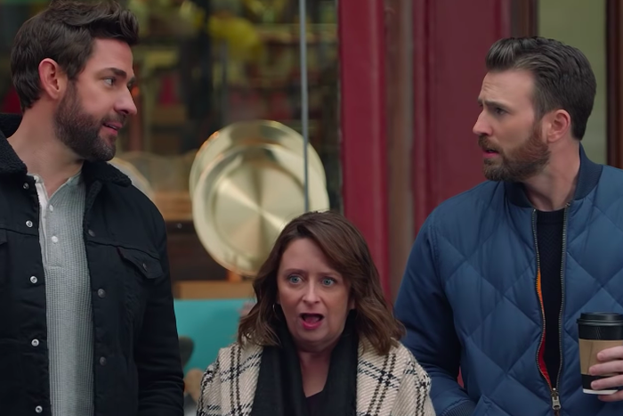 Chris Evans & John Krasinski Star in Super Bowl Ad