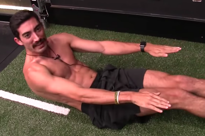 The 'Baby Shark' Workout Shredded This Guy's Abs