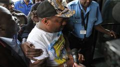 Nairobi Governor Mike Sonko leaves EACC Integrity Centre for day in court