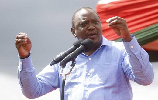 File image of President Uhuru Kenyatta