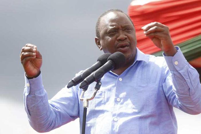 File image of President Uhuru Kenyatta