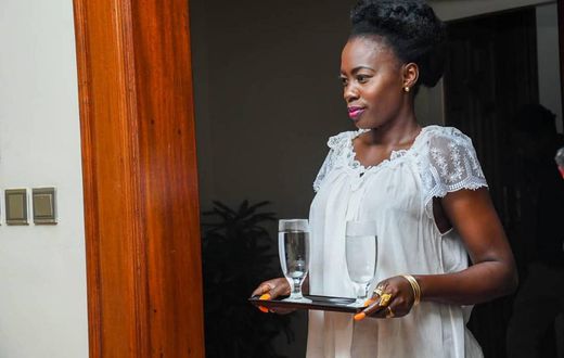 Akothee's manager Nelly Oaks explains why she fainted on stage, gives update on her health