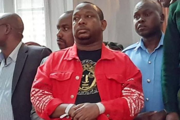 File image of Nairobi Governor Mike Sonko at Milimani Law Courts during his bail hearing on December 11, 2019. He is among three governors barred from accessing their offices as part of bail terms