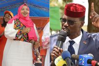 Wajir Woman Rep Fatuma Gedi and Kimilili MP Didmus Barasa. Didmus Barasa tears into popular Woman Rep accusing her of 'chewing small boys'
