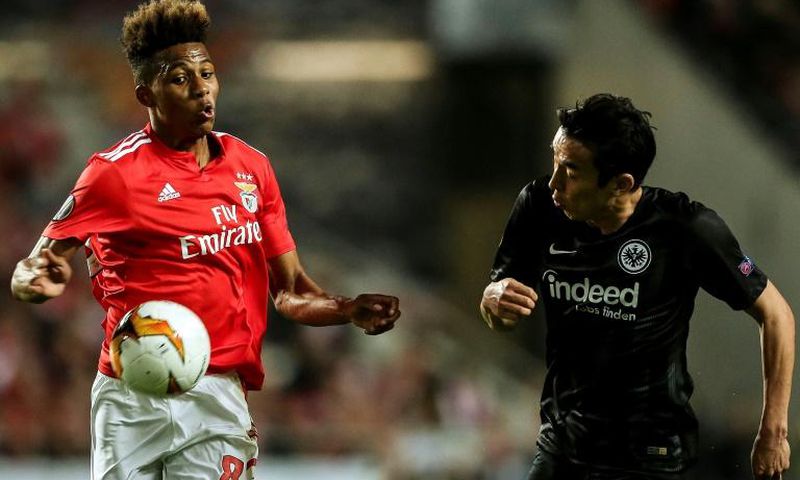 Portugal midfielder Gedson Fernandes (left) has signed for Tottenham