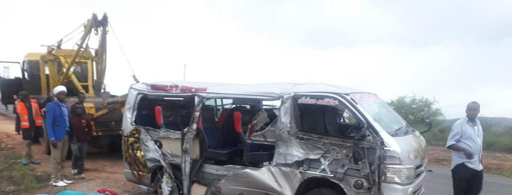 4 dead, 12 injured after lorry collided with matatu at Man Easters along Mombasa Road