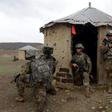 US infantry soldiers during a combined training exercise with Senegalese paratroopers in Thies, Senegal, in July 2016