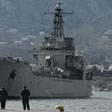 Greece sent a navy ship to house the most vulnerable newly arrived migrant families from Turkey