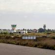 Tripoli's sole functioning airport Mitiga seen in this October 2019 picture has been hit by rocket fire many times as rival forces battle for the Libyan capital