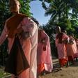 Buddhist child nuns from the Mingalar Thaikti nunnery in Myanmar were born in an area of eastern Shan state plagued by conflict between local rebel groups and the military