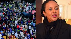 CS Amina Mohamed booed off stage at Karoga Festival