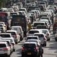 A traffic jam on University Way in Nairobi