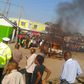 2 killed in grisly accident as angry crowd sets vehicle on fire