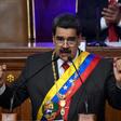 Venezuelan President Nicolas Maduro gestures during an address to the Constituent Assembly in Caracas