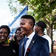 Victor Mlotshwa, right, denied trespassing, saying he was taking a short cut to the shops
