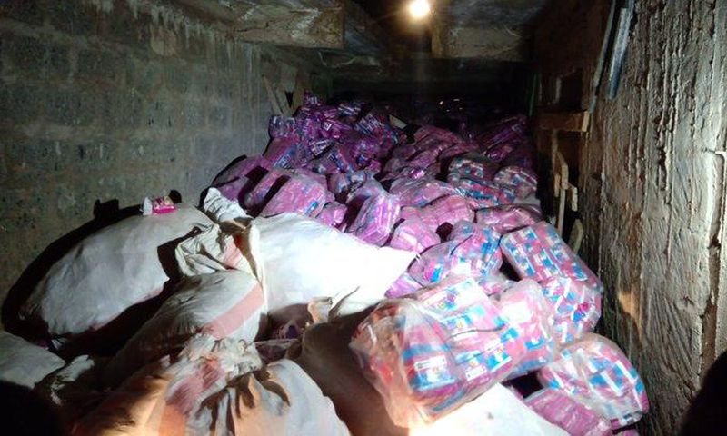 Police bust cartel repackaging expired GoK Sanitary Towels