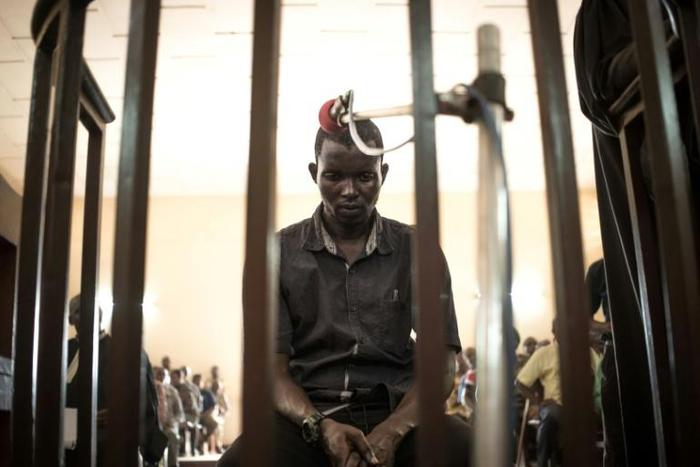 Sentenced: Kevin Bere-Bere, a self-described lieutenant in the militia, was given life with forced labour