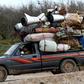 In a call with his Turkish counterpart, Trump voiced concern at violence in Idlib, Syria; a truck loaded with furniture passes an internally-displaced persons (IDP) camp  February 16, 2020, as people flee advancing Syrian government forces in Idlib and...