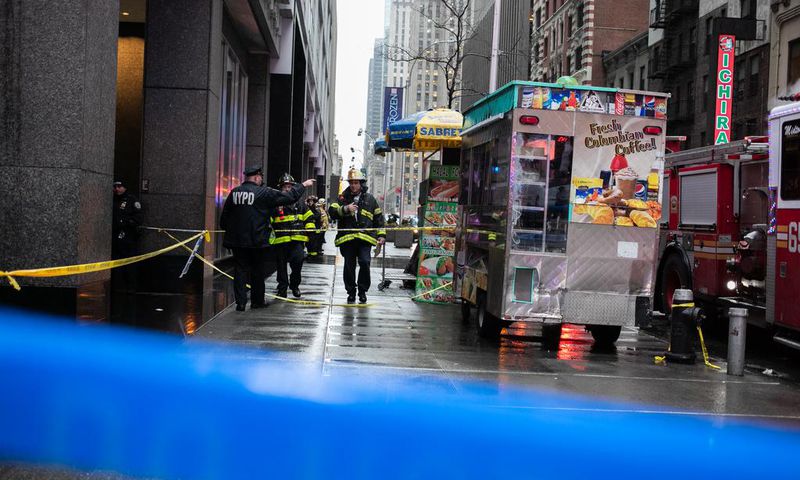 Woman Killed by Falling Debris Near Times Square