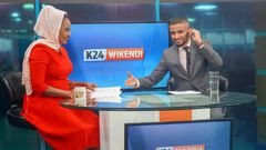 Mwanaisha Chidzuga and Ahmed Bhalo. Anchor Ahmed Bhalo breaks silence after exit from K24