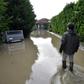 Gale-force winds and heavy rains left thousands of homes without electricity