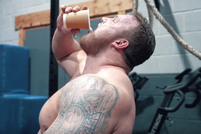 The Loser in This Strongman Challenge Drinks Sweat