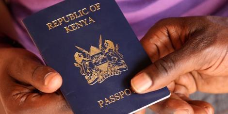 Old Kenyan passport