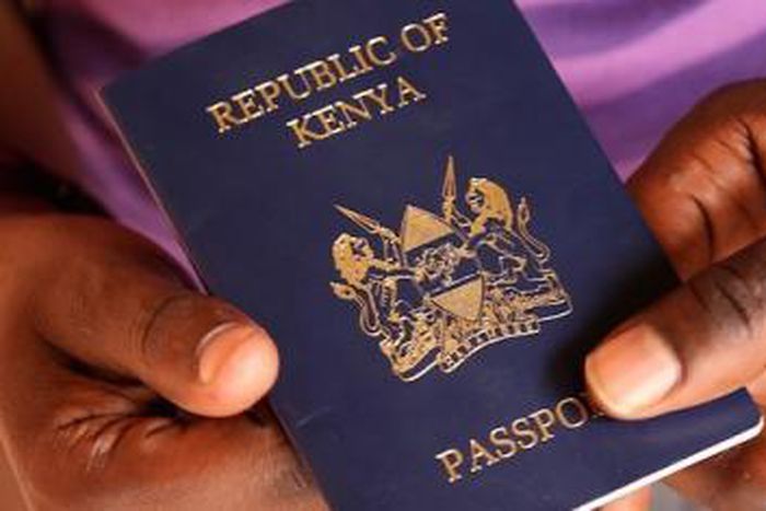 Old Kenyan passport