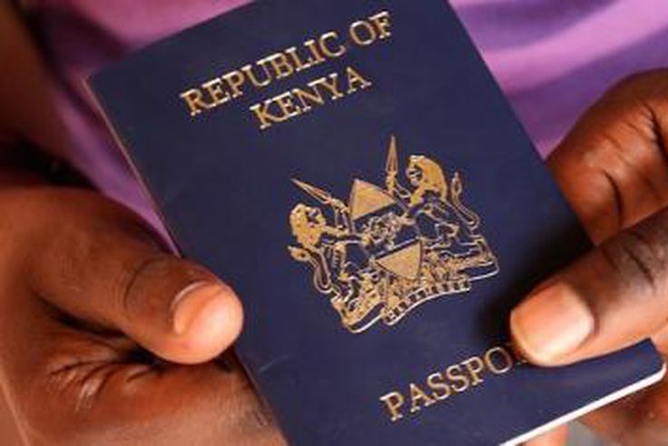 Old Kenyan passport