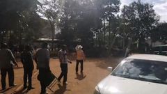 Chaos, gunshots as Jubilee candidate McDonald Mariga is chased out of Ayany polling station during Kibra by-election