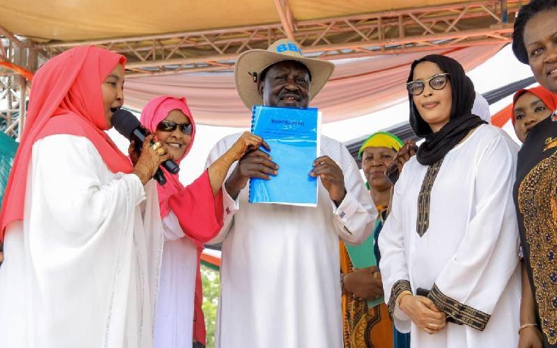 Raila reveals the discussion he had with Uhuru before today's BBI rally and his special taskf