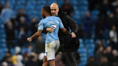 Manchester City manager Pep Guardiola is not concerned by Raheem Sterling's refusal to rule out joining Real Madrid