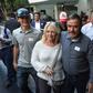 Members of the LeBaron family arrive at the Mexican senate for a meeting with lawmakers