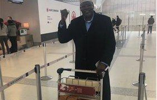 Fiery activist Miguna Miguna fires up his supporters as he begins his journey to Kenya