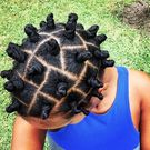 Bantu knots (thirsty roots)