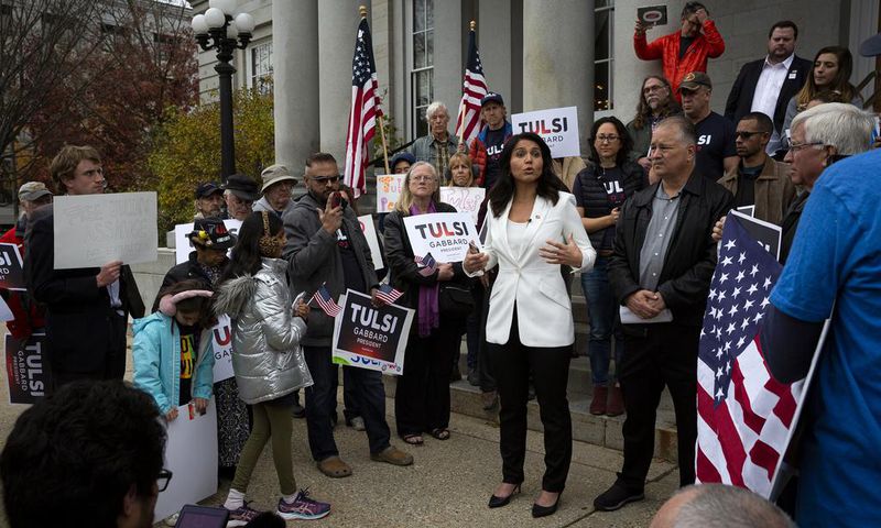 Fueled by Clinton Feud, Gabbard's Long-Shot Campaign Chugs Along