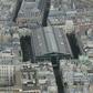 An aerial view of the Place du Marche Saint-Honore in 2005