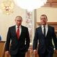 Russian President Vladimir Putin and Dmitry  Medvedev last week