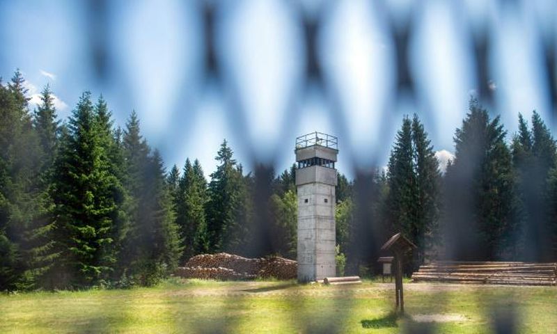 The term 'iron curtain' was popularised by former British prime minister Winston Churchill during a US speech in March 1946