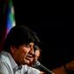 Bolivia's ex-President Evo Morales gestures during a press conference in Buenos Aires, on December 17, 2019