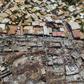An aerial view of burned houses after a forest fire at the Rocuant hill in Valparaiso, Chile, on December 25, 2019