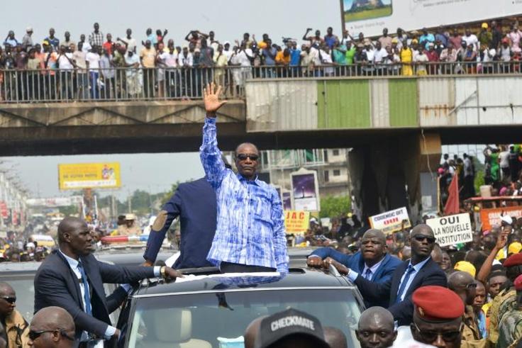 President Alpha Conde has been accused of trying to extend his rule by modifying the constitution