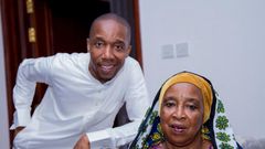 Rashid Abdalla with his Mother. Take heart and be strong - Rashid Abdalla’s prayer for his ailing mother