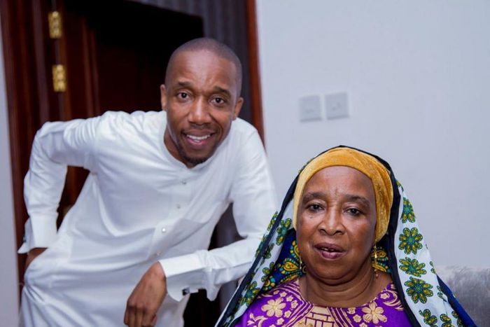 Rashid Abdalla with his Mother. Take heart and be strong - Rashid Abdalla’s prayer for his ailing mother