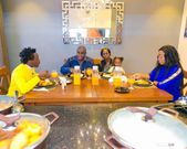 Denno, his wife and the Bahati's. Gospel singer Denno and wife’s touching story leaves fans in tears (Video)