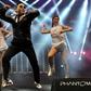 South Korean singer Psy (C) performs his viral hit "Gangnam Style" in Istanbul in February 2013 -- his success helped launch K-Pop to global prominence